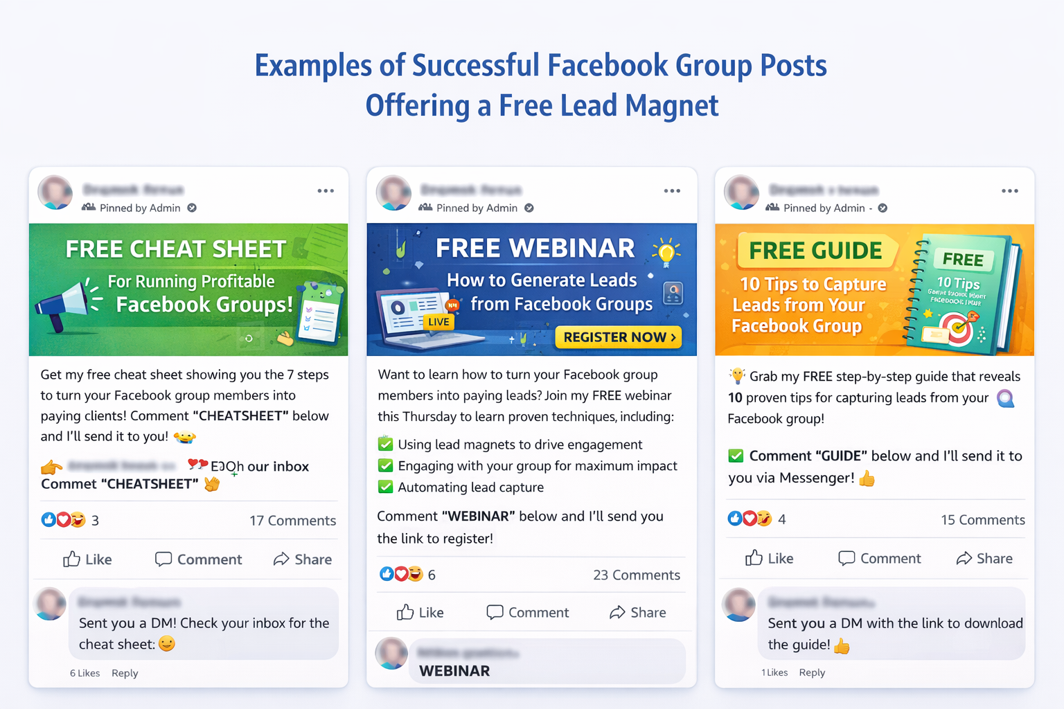 Real Example of Value-First Post in a Facebook Group Leading to Lead Capture